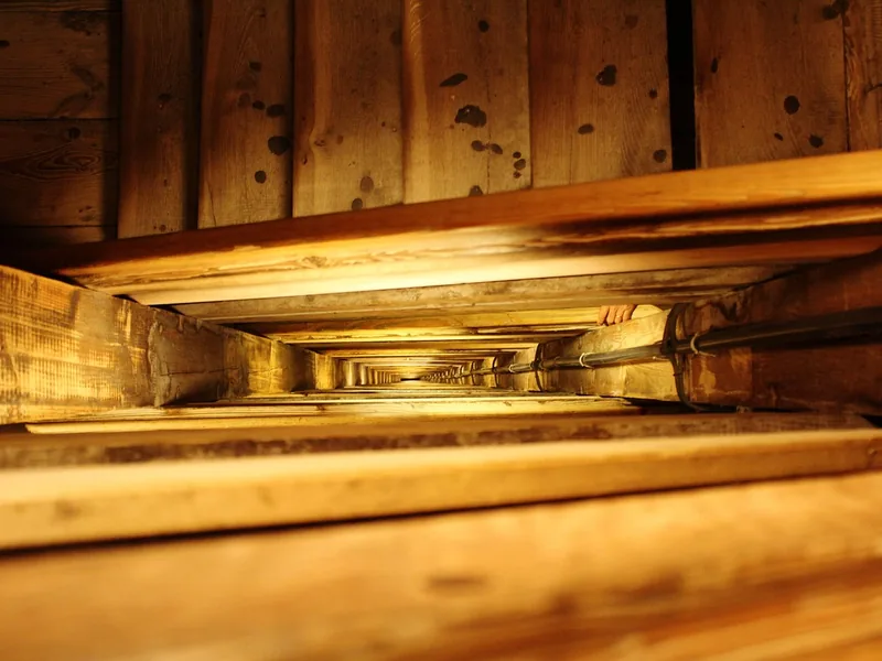 Oak and glass staircase, Felixstowe