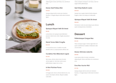 Restaurant Website Template