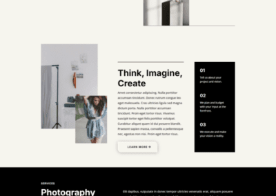 Photography Website Template